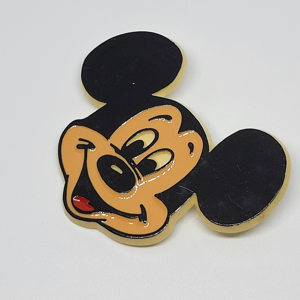 Vintage Mickey Mouse Pin Walt Disney Productions Disneyland Pin Traders